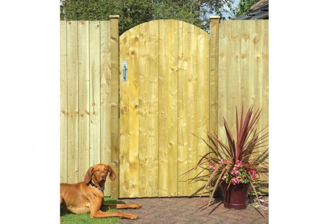 Grange Arched Featheredge Value Tall Garden Gates Awbs